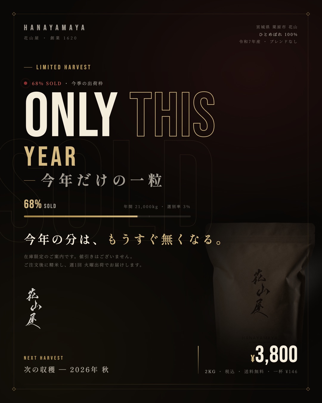 限定収穫